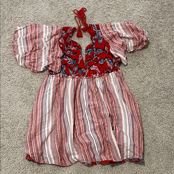 Free people Striped Boho mini Dress - Picture 1 of 2